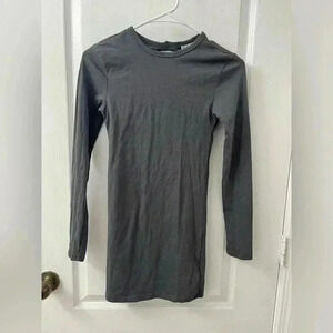 H&M Divided Long sleeve Gray Dress ( Size XS)